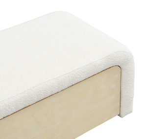 Banco Moderno Convertible y Ajustable Tapizado con Cajón para Dormitorio, Sala de Estar y Oficina en Casa - Product Image 5