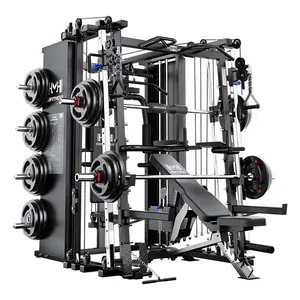 Multi Gym Apparatuur Groothandel Smith Machine Thuis Oefening Multifunctionele Machine Uitgebreide Training Apparaat Fitness