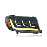 Luz LED para Auto, Luz Diurna LED con Dirección de Flujo para Toyota Land Cruiser LC100 02-07, Modificación del Conjunto de Faros Delanteros