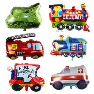 Globos de Papel de Aluminio con Dibujos Animados al por Mayor, Globos de Fiesta de Autos, Globo de Papel de Aluminio de Feliz Cumpleaños - Product Image 2