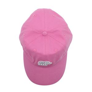 Gorra de Béisbol Personalizada con Logotipo Bordado en 3D, 6 Paneles, Algodón Lavado, Estilo Dad Hat, Ajustable, Rosa, Sin Estructura - Product Image 5