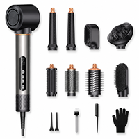 Nouveau Design 2026 Sèche-cheveux haute vitesse puissant avec moteur BLDC, Ensemble lisseur et sèche-cheveux, Meilleur cadeau, Outils coiffants multi-fonctions 9 en 1