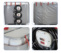 Haute qualité 220V 230V 6KW coussin chauffant flexible électrique silicone chauffage contrôle de la température pour tonne conteneur IBC
