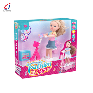 Chengji Scooter Toy <strong>Doll</strong> Fashion Multifunctional 360 Degree Rotation Lighting Music <strong>Small</strong> Remote Car and Baby <strong>Doll</strong> for Children - Product Image 5
