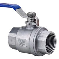 Fabricante 304 válvulas de bola de acero inoxidable para 1/2 \ "1000 WOG sistemas de tuberías de agua OEM personalizable