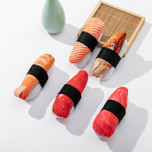 Juguete de peluche para gatos, atún, sushi, hierba gatera, juguete divertido para gatos, fabricación al por mayor, juguete interactivo para gatos - Product Image 6