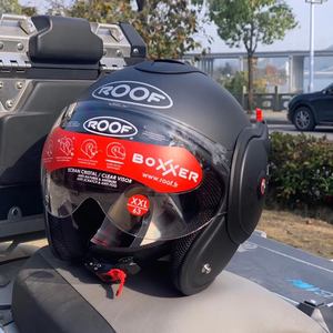 <span class=keywords><strong>Casco</strong></span> de Motocicleta Integral Abatible Estilo <span class=keywords><strong>Alien</strong></span> para Hombre y Mujer, <span class=keywords><strong>Casco</strong></span> de Conducción Modular Negro Mate - Product Image 2