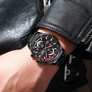 Reloj Cronógrafo de Cuarzo para Hombre, Modelo 2375, Dorado, de Lujo, con Correa de Acero Inoxidable, Resistente al Agua 3BAR, Completo - Product Image 4