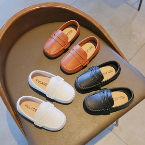 Scarpe Casual Primaverili e Autunnali per Bambini in Stile Britannico, Suola Morbida in Pelle PU, Nuove Scarpe Mocassino per Ragazzi e Ragazze - Product Image 2
