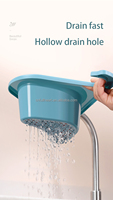 Offre Spéciale cuisine évier vidange panier organisateur en plastique porte-robinet passoire alimentaire ordures passoires accessoire pour égouttoir étagère