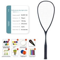 Raquettes de squash ultra-légères de niveau Elite entièrement en carbone, cordées de compétition, modèle SR-01, fabriquées en Chine pour l'entraînement
