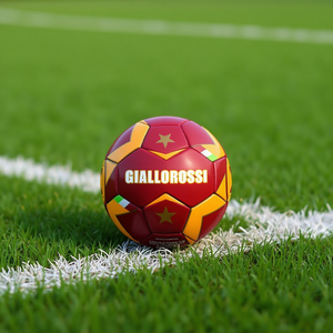Ballon de football Giallorossi, diamètre 14 cm, ballon de football jouet - Product Image 3