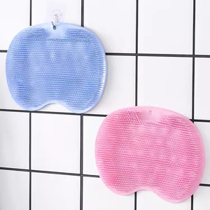 Cepillo de baño de silicona para masaje, cepillo de baño para masaje de pies, tapete de masaje para pies, removedor de manchas, exfoliante para baño, montado en la pared - Product Image 2