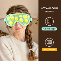 Masque oculaire rafraîchissant et chauffant en gel personnalisé Senwo, nouveau produit très vendu, pour les opérations oculaires, le soulagement du stress et de la tension - Vert