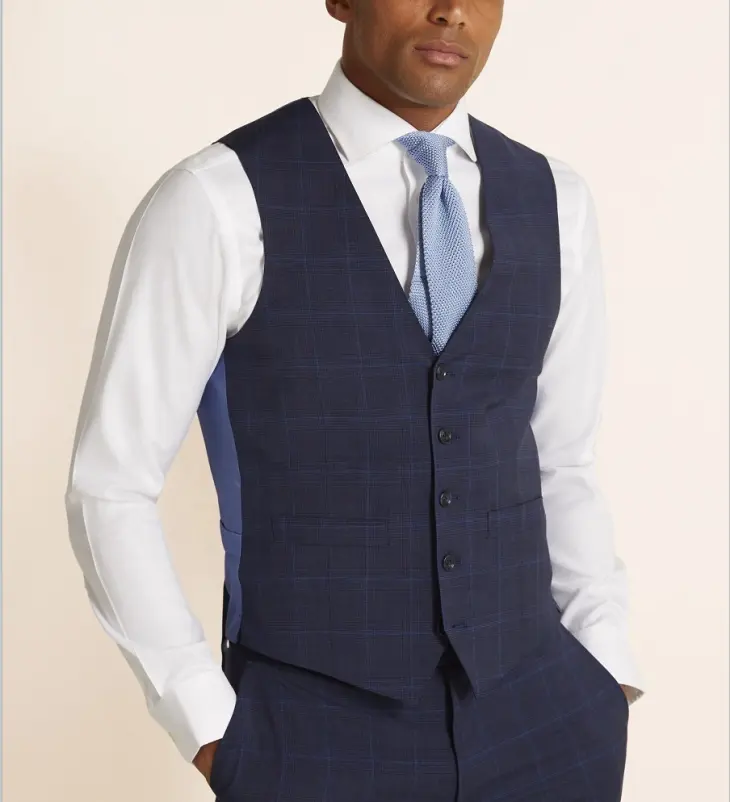 Customized Five-star Hotel Men's Shirt Suspenders Bar Bartender Sexy Uniform Western Style Waistcoat Vests For Men