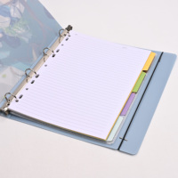 Carpeta Personalizada A4 A5 A6 con Anillas de 1 y 2 Pulgadas, Cubierta de PP, Álbum de Fotos, Carpeta de Hojas Sueltas con Cordón Elástico