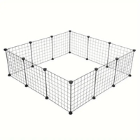 Cage et enclos pour animaux de compagnie pliables d'intérieur/extérieur, classiques et luxueux, avec fil métallique amovible, maison pour chatons avec escalier, emballé en boîte