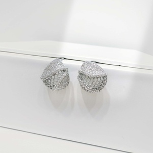 Custom plata 925 <b>silver</b> Geometric Square <b>Stud</b> <b>Earring</b> zircon Everyday Wear simple gold plated korean hypoallergenic <b>earrings</b> - Product Image 1