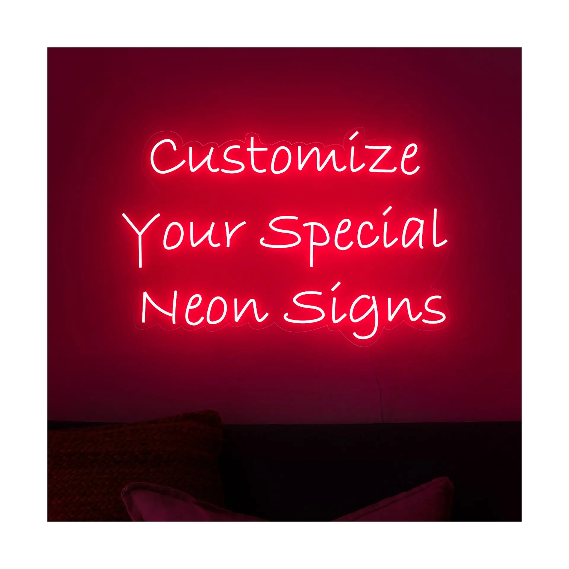 Free Design Flex Durable Lighting Neon Signs Personalize seu logotipo ou palavras Melhor Neon Sign Custom