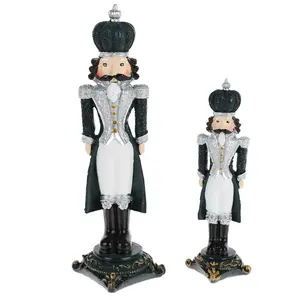 Holiday Decoration Indoor Outdoor Statue Christmas Gift Set Resin Crafts Nutcracker Soldier