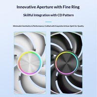 Ventilateur de refroidissement pour boîtier PC Prism 10 Pro ARGB 120 mm PWM RVB adressable avec effet miroir infini pour ordinateur de bureau gaming et CPU