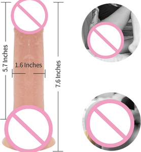 Dildo à sangle en silicone souple de 7,6 pouces, personnalisable et très vendu, <span class=keywords><strong>avec</strong></span> sangle réglable pour femmes et couples - Product Image 4