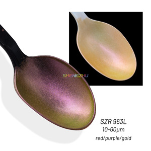 Haute pureté caméléon voiture peinture nacré Mica caméléon perle poudre pour ongles Pigment résine époxy gobelet revêtement - Product Image 2