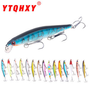 Señuelo de Pesca Minnow de AliExpress, 12.9g, 11cm, Señuelo Artificial de Plástico para Pesca de Lubina en Aguas Medias - Product Image 2