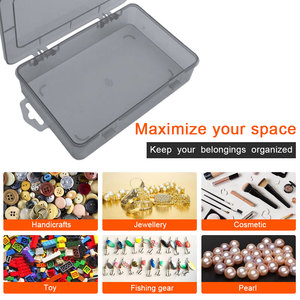 Chất Lượng Cao Hình Chữ Nhật Hiện Đại Nhựa Thủ Công Mỹ Nghệ Không Thấm Nước Lớn Đa Mục Đích Đồ Chơi Xây Dựng Khối Thẻ Lưu Trữ Hộp - Product Image 6