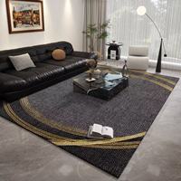 Tapis de luxe en fausse fourrure de cachemire à boucles, imprimé léopard, pour salon, canapé, table basse, chambre à coucher, chevet, grand tapis de sol