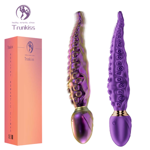 Ahtapot Tentacle titreşimli Anal popo fiş yetişkin Anal seks oyuncak çift titreşim dayanıklı silikon malzeme titreşimli popo fiş - Product Image 1