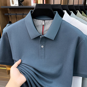 <span class=keywords><strong>Polo</strong></span> in Cotone Spazzolato di Alta Qualità per <span class=keywords><strong>Uomo</strong></span>, Nuovo Stile Estivo 2026, T-shirt Casual e Traspirante a <span class=keywords><strong>Manica</strong></span> Corta - Product Image 6