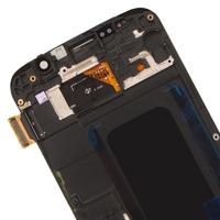 Pantalla LCD Super AMOLED Original de Alta Calidad para Samsung Galaxy S6 SM-G920F, Digitalizador, Ensamblaje Completo con Marco