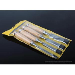 สิ่วแบน 6 มม. 12 มม. 18 มม. 20 มม. ด้ามไม้ ชุดเครื่องมือช่างไม้ ทนทาน คมกริบ - Product Image 4