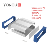 Caja de Control para Montaje en Pared Yonggu K10 168*54mm, Carcasa de Aluminio con Diseño Anticolisión para Instrumentos