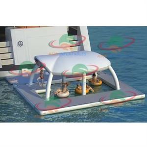 Isla de agua de ocio con tumbona, entretenimiento acuático, cabañas de agua inflables - Product Image 3