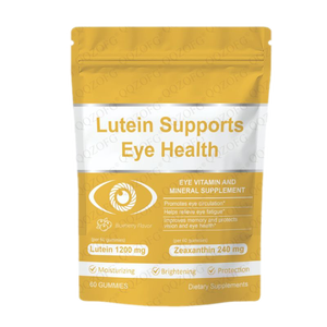 Suministros para la salud ocular Lutein Gummies Cuidado de los ojos Suplemento de vitaminas y minerales con luteína Zeaxantina Gummy Candy para el cuidado de la visión - Product Image 1