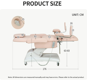 Mesa de Examen Ginecológico Eléctrica Portátil de Metal Resistente con 4 Motores, Silla Obstétrica para <span class=keywords><strong>Centro</strong></span> Médico - Product Image 5