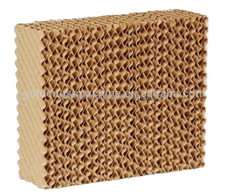 Goldenest Air cooling water curtain for poultry farm greenhouse evaporative honey pad for cooler