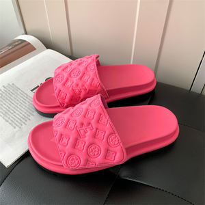 Nuevos estilos 2025 Velcro venta al por mayor personalizado Casual Chaussures Femmes Sandales señoras diapositivas zapatillas verano playa plana mujeres sandalias - Product Image 5
