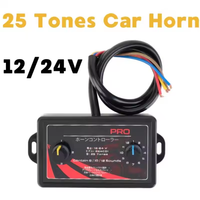 Faisceau de câblage universel de klaxon de voiture 25 tons 12V/24V boîte de commande de klaxon d'air accessoires extérieurs automobiles pour moto camion