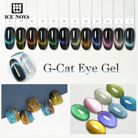 G-Cat Eye Gel Polonais Arc-En-Colle Semi Permanente Art Personnalisé Sans Hema Esmaltes Vegan Ongles Fournitures Fabricants