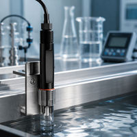 Sonde de pH numérique industrielle en ligne CIPPUS avec électrode RS485 pour laboratoire, OEM/ODM, IP68, précision 0,1 pH