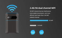 Projecteur de cinéma maison intelligent Yinzam P22 Mini DLP, décodage HD 4K, LED, batterie puissante, WiFi, BT, Android, mise au point automatique, courte portée