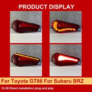 J ONE Nuevo Diseño de Luces Traseras Gt86, Luces Traseras GTS para Toyota GT86 para Subaru BRZ 2012-2020, Luces Traseras Transparentes Gt86 - Product Image 3