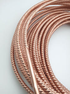 Custom T2 tubo filettato di <span class=keywords><strong>rame</strong></span> a forma di onda tubi ondulati tubo di <span class=keywords><strong>rame</strong></span> aria condizionata - Product Image 6