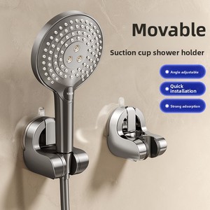 Soporte Universal <span class=keywords><strong>de</strong></span> ABS con Ventosa para Ducha, Ángulo Ajustable, Instalación Rápida, Sin Perforaciones, Gancho para Ducha - Product Image 1