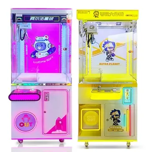 Fabriek Outlet Kraan Kids Speelgoed Spel Cadeau Pop Verkoopset Pluche Speelgoed Arcade Klauw Machine