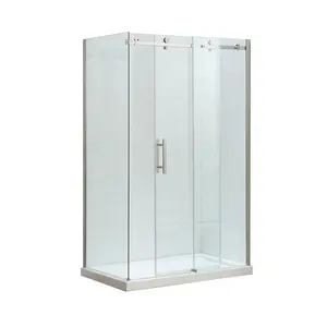 نوع جديد من غرفة الاستحمام المصنوعة من سبائك الفضة غرفة الاستحمام بباب محوري