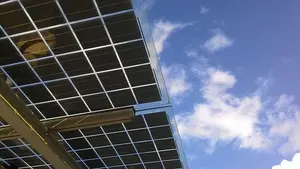 Fabricante transparente panel solar mono bifacial panel solar 690 700W Monocristalino Fotovoltaico Energía solar Pv Paneles